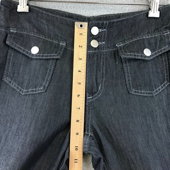 Flamingals Womens Curvy Fit Dark Wash Denim Jeans - Picture 8 of 11